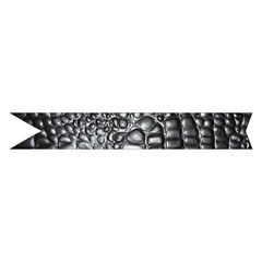 Black Alligator Leather Pattern Midi Wrap Pencil Skirt from ArtsNow.com Hem