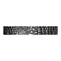 Black Alligator Leather Pattern Midi Wrap Pencil Skirt from ArtsNow.com Waistband