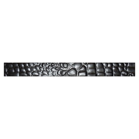 Black Alligator Leather Pattern Medium Zipper Tote Bag from ArtsNow.com Strap