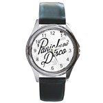 Panic At The Disco Flowers Round Metal Watch