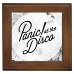 Panic At The Disco Flowers Framed Tile