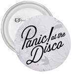 Panic At The Disco Flowers 3  Button