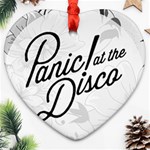 Panic At The Disco Flowers Ornament (Heart)