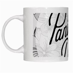Panic At The Disco Flowers White Mug from ArtsNow.com Left