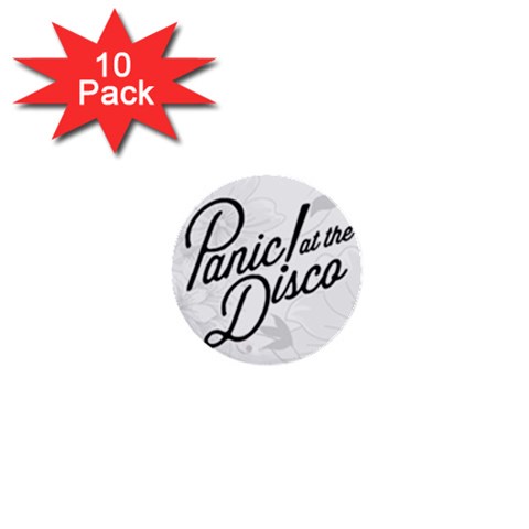 Panic At The Disco Flowers 1  Mini Button (10 pack)  from ArtsNow.com Front