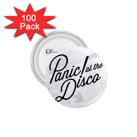 Panic At The Disco Flowers 1.75  Button (100 pack)  from ArtsNow.com Front