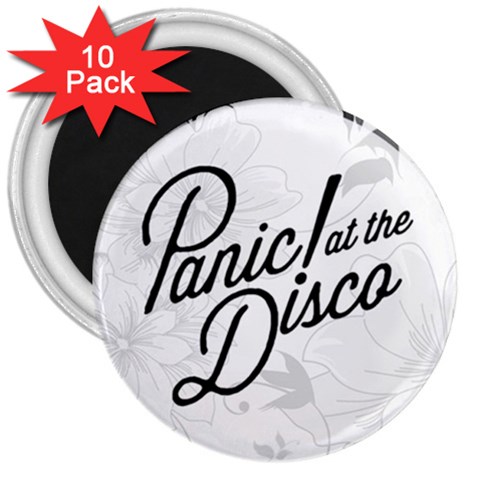 Panic At The Disco Flowers 3  Magnet (10 pack) from ArtsNow.com Front