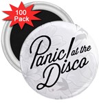 Panic At The Disco Flowers 3  Magnet (100 pack)