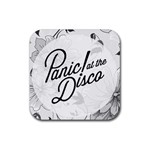 Panic At The Disco Flowers Rubber Coaster (Square)