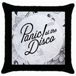 Panic At The Disco Flowers Throw Pillow Case (Black)