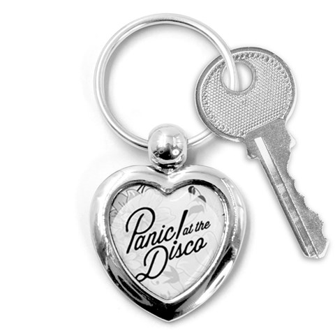Panic At The Disco Flowers Key Chain (Heart) from ArtsNow.com Front