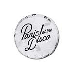 Panic At The Disco Flowers Rubber Coaster (Round)