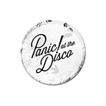 Panic At The Disco Flowers Magnet 3  (Round)