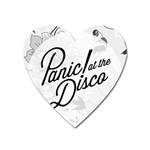 Panic At The Disco Flowers Magnet (Heart)