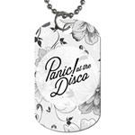 Panic At The Disco Flowers Dog Tag (One Side)
