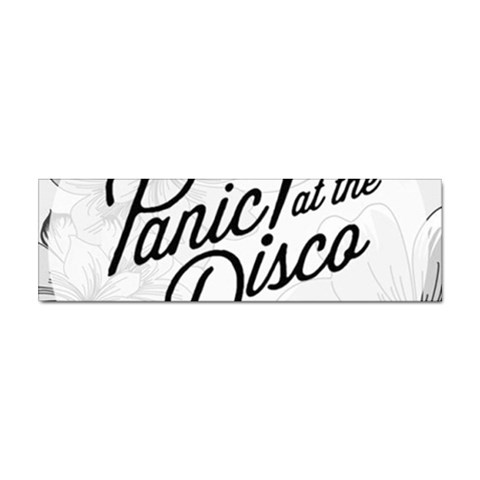 Panic At The Disco Flowers Sticker Bumper (10 pack) from ArtsNow.com Front
