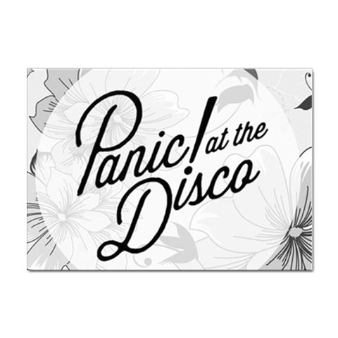 Panic At The Disco Flowers Sticker A4 (100 pack) from ArtsNow.com Front