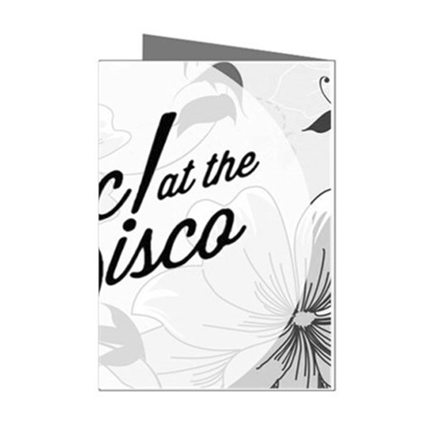 Panic At The Disco Flowers Mini Greeting Cards (Pkg of 8) from ArtsNow.com Left