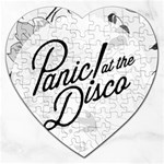 Panic At The Disco Flowers Jigsaw Puzzle (Heart)