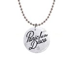 Panic At The Disco Flowers 1  Button Necklace