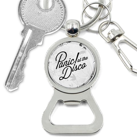 Panic At The Disco Flowers Bottle Opener Key Chain from ArtsNow.com Front