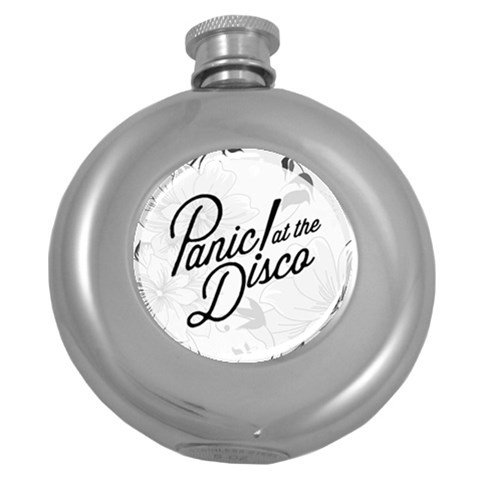 Panic At The Disco Flowers Hip Flask (5 oz) from ArtsNow.com Front