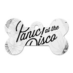 Panic At The Disco Flowers Dog Tag Bone (Two Sides)