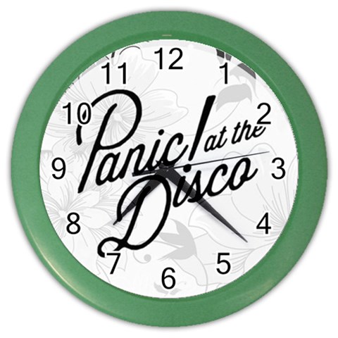 Panic At The Disco Flowers Color Wall Clock from ArtsNow.com Front