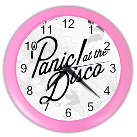 Panic At The Disco Flowers Color Wall Clock from ArtsNow.com Front
