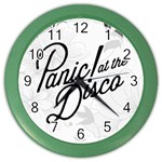 Panic At The Disco Flowers Color Wall Clock