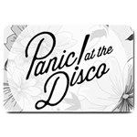 Panic At The Disco Flowers Large Doormat