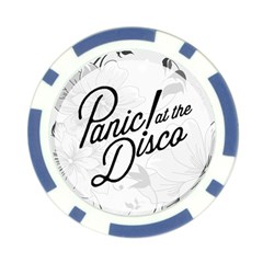 Panic At The Disco Flowers Poker Chip Card Guard from ArtsNow.com Front