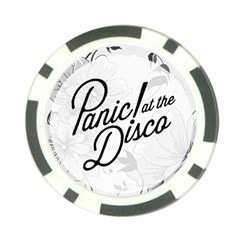 Panic At The Disco Flowers Poker Chip Card Guard from ArtsNow.com Back