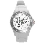 Panic At The Disco Flowers Round Plastic Sport Watch (L)
