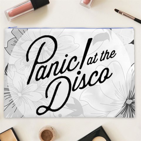 Panic At The Disco Flowers Cosmetic Bag (XXL) from ArtsNow.com Front