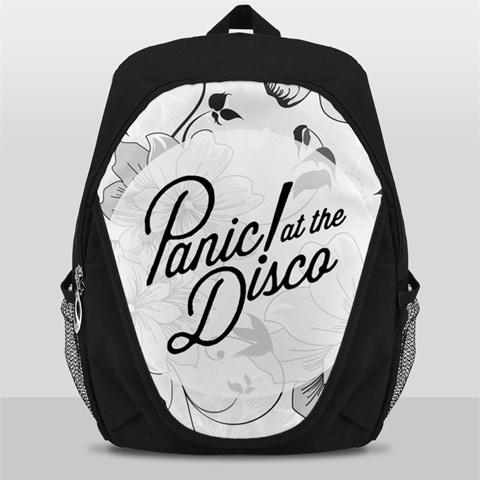 Panic At The Disco Flowers Backpack Bag from ArtsNow.com Front