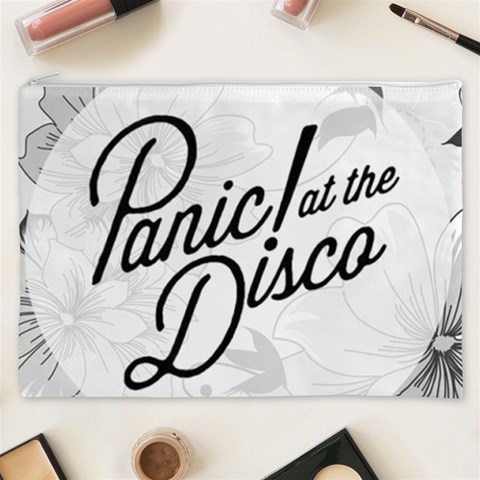 Panic At The Disco Flowers Cosmetic Bag (XXXL) from ArtsNow.com Front