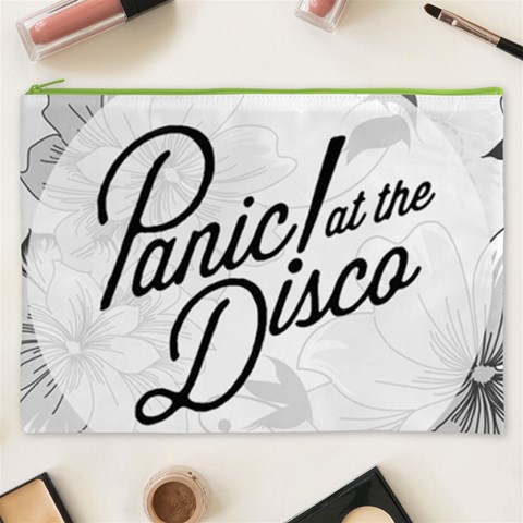 Panic At The Disco Flowers Cosmetic Bag (XXXL) from ArtsNow.com Front
