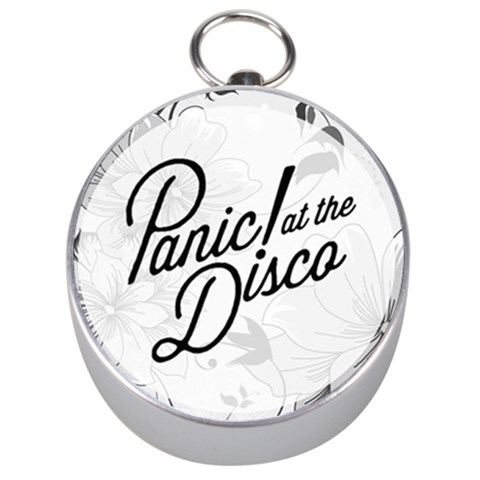 Panic At The Disco Flowers Silver Compass from ArtsNow.com Front