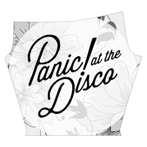 Panic At The Disco Flowers Yoga Cropped Leggings from ArtsNow.com Left