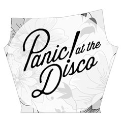Panic At The Disco Flowers Yoga Cropped Leggings from ArtsNow.com Left