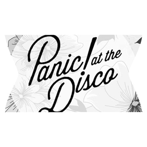 Panic At The Disco Flowers Yoga Cropped Leggings from ArtsNow.com Waistband Front