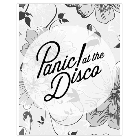 Panic At The Disco Flowers Drawstring Pouch (XL) from ArtsNow.com Front