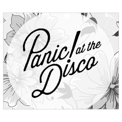 Panic At The Disco Flowers Medium Tote Bag from ArtsNow.com Front