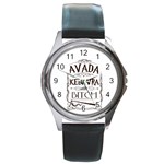 Avada Kedavra Bitch Harry  Potter Round Metal Watch