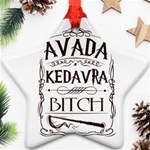 Avada Kedavra Bitch Harry  Potter Ornament (Star)