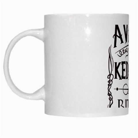 Avada Kedavra Bitch Harry  Potter White Mug from ArtsNow.com Left