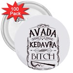 Avada Kedavra Bitch Harry  Potter 3  Button (100 pack)
