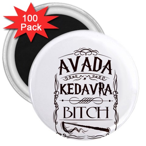 Avada Kedavra Bitch Harry  Potter 3  Magnet (100 pack) from ArtsNow.com Front