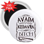 Avada Kedavra Bitch Harry  Potter 3  Magnet (100 pack)